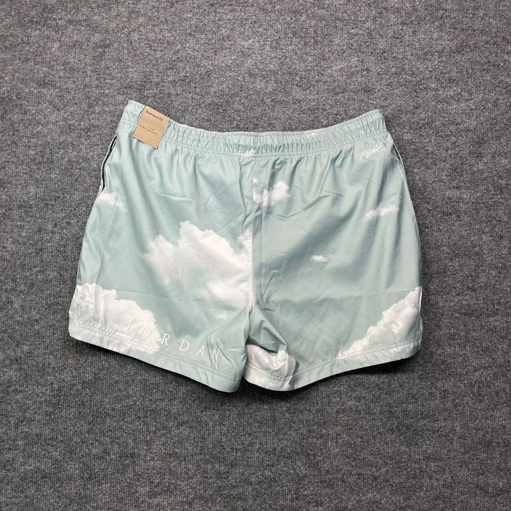 Air Jordan Essentials Statement Poolside Shorts Men's Ocean Cube White - XL NWT